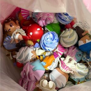 A bag full of DQ LIL BLIZZARD FRIENDS